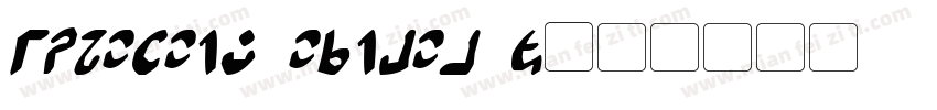 Ophidian Italic 3字体转换